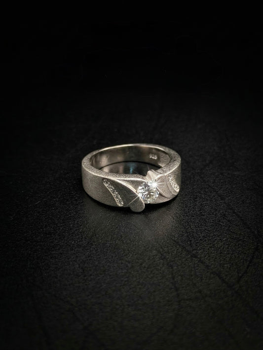 Elegant Sterling Silver Designer Ring for Men & Women | Stylish Daily Wear Silver Ring
