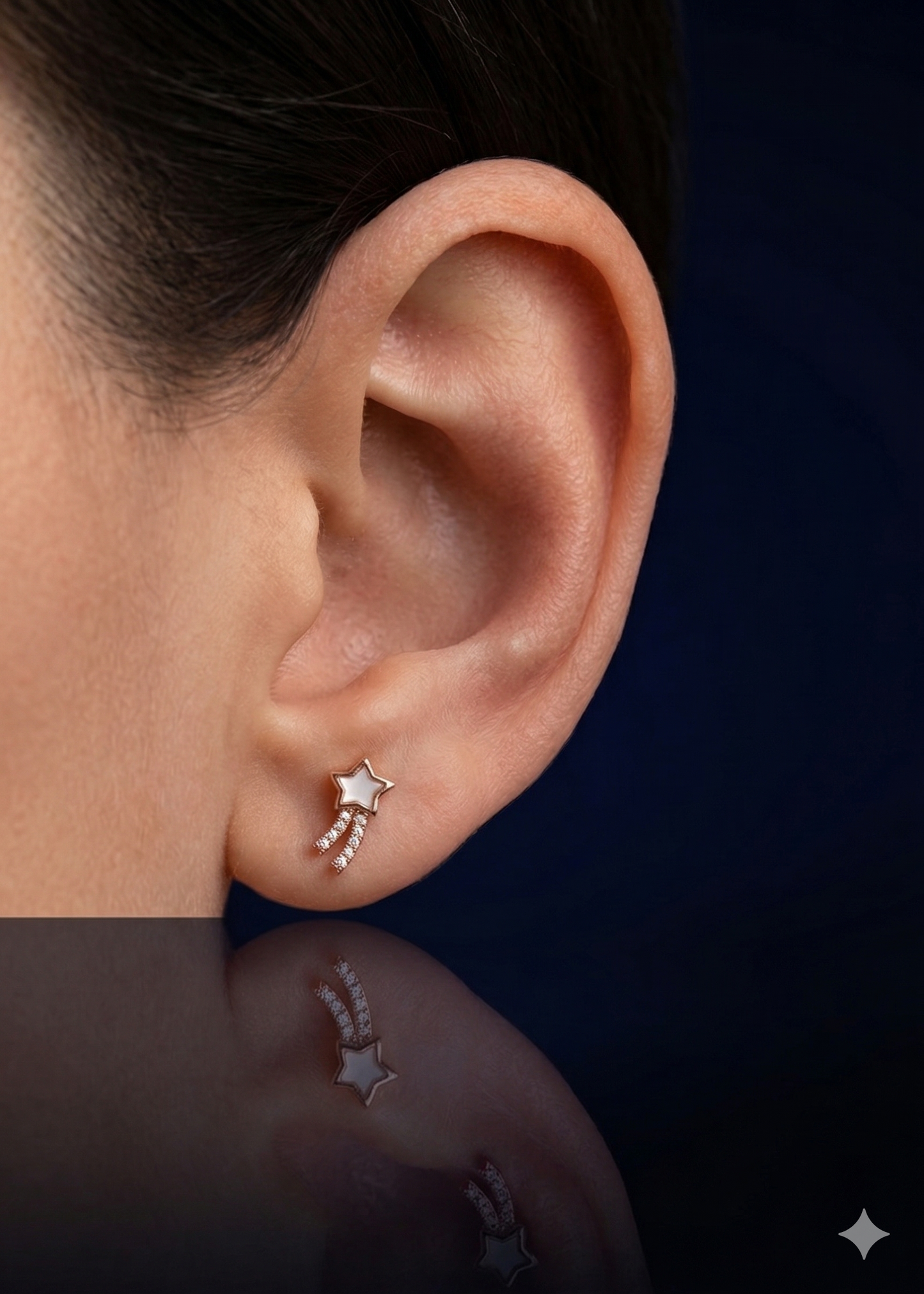 Classic Silver Screw Back Stud Earrings for Women
