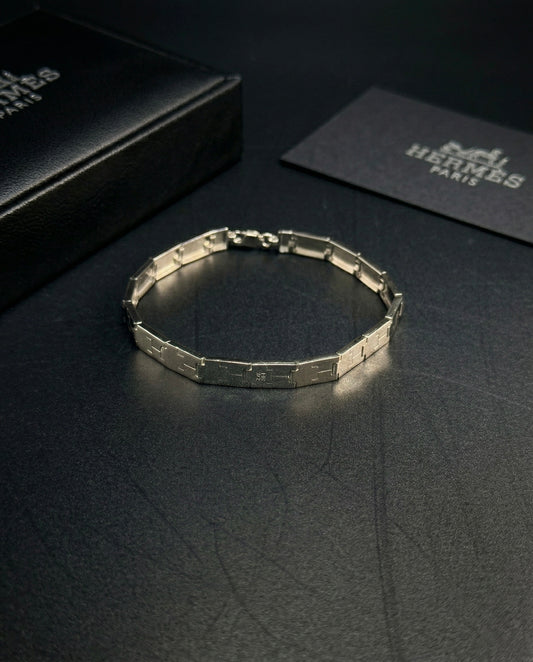 The Heritage Link Men's Bracelet – 925  Silver  italian collection