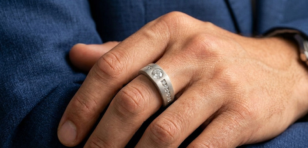 Elegant 925 Sterling Silver Minimal Stone Ring for Women | Sleek Designer Silver Band