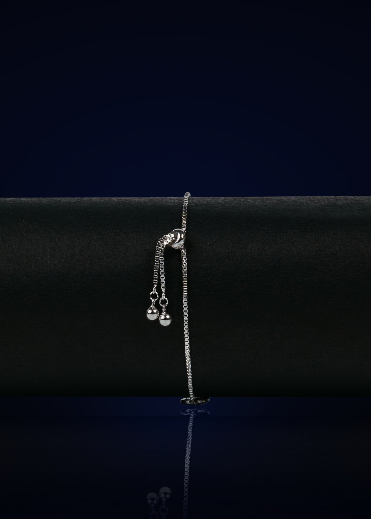 925 Sterling Silver Adjustable Bracelet with Zircon Stones | Elegant Women's Jewelry