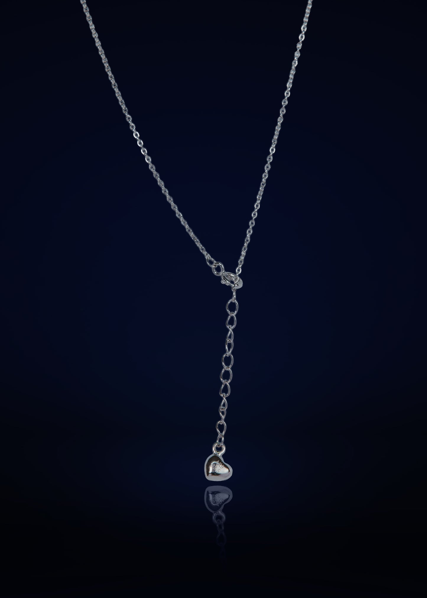 Elegant Silver heart shape Pendant Chain for Women | Premium 925 Silver Necklace