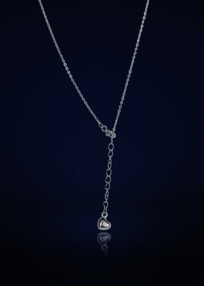 Elegant Silver heart shape Pendant Chain for Women | Premium 925 Silver Necklace