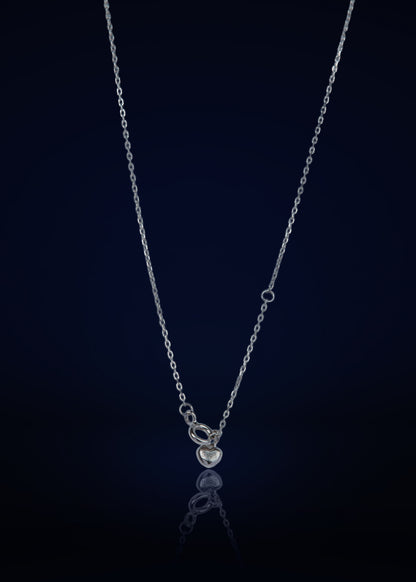 Elegant Silver flower Pendant Chain for Women | Premium 925 Silver Necklace