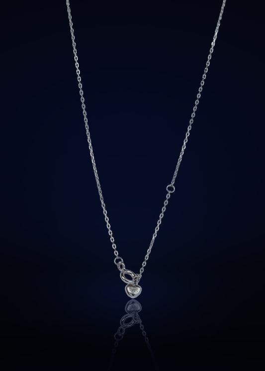 Elegant Silver flower Pendant Chain for Women | Premium 925 Silver Necklace