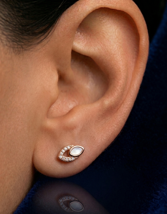 Classic Silver Screw Back Stud Earrings for Women | Minimalist Everyday Wear Secure Fit Jewelry